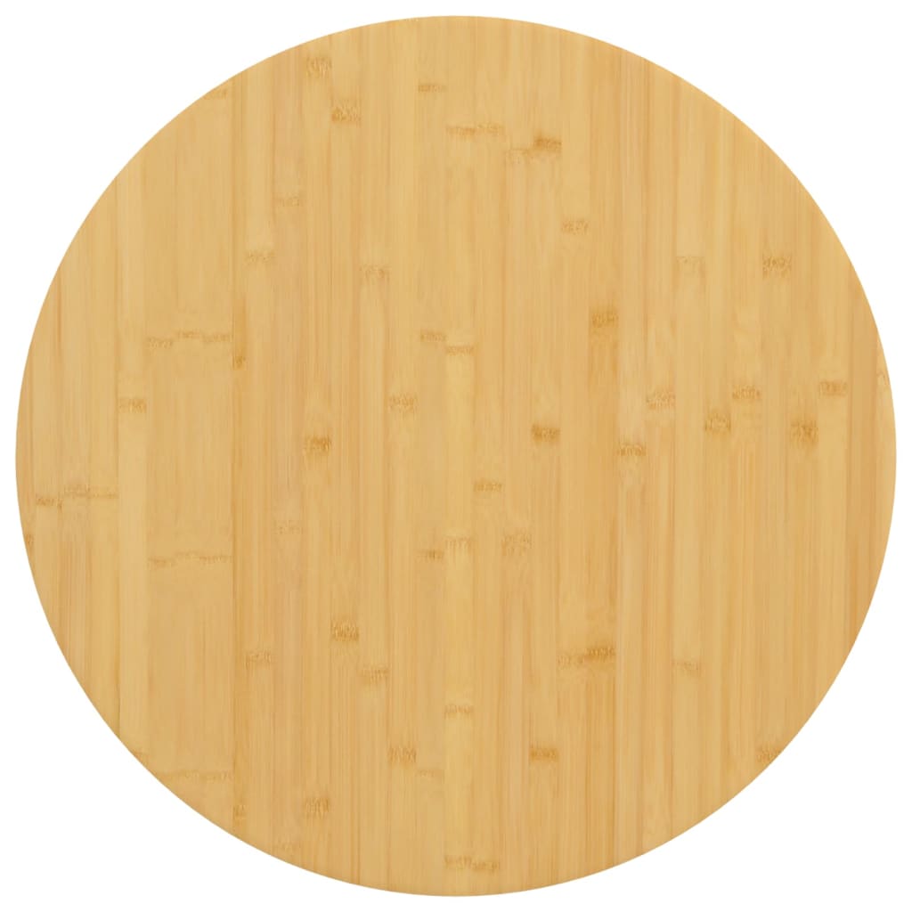 Blat de masă, Ø70x4 cm, bambus - Lando