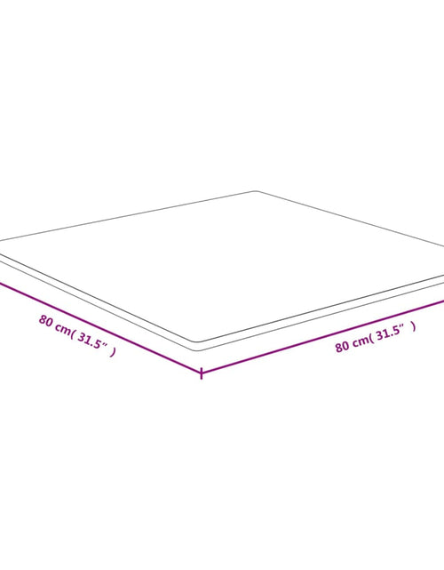 Загрузите изображение в средство просмотра галереи, Blat de masă, 80x80x1,5 cm, bambus - Lando
