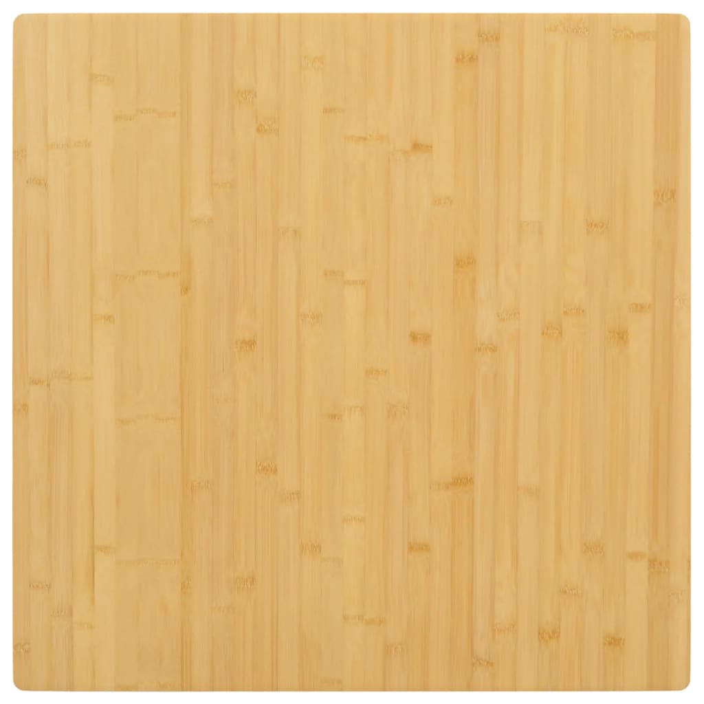 Blat de masă, 80x80x2,5 cm, bambus - Lando