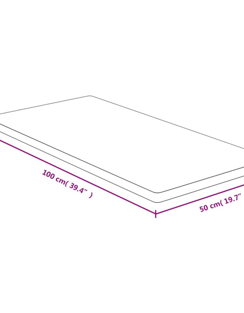 Загрузите изображение в средство просмотра галереи, Blat de masă, 50x100x2,5 cm, bambus - Lando
