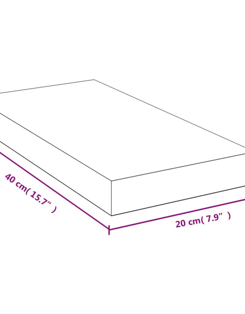 Загрузите изображение в средство просмотра галереи, Raft de perete, 40x20x4 cm, bambus Lando - Lando
