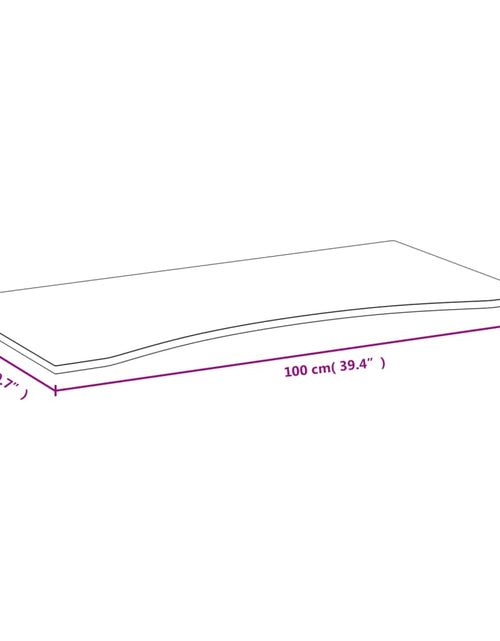 Загрузите изображение в средство просмотра галереи, Blat de birou, 100x50x1,5 cm, bambus Lando - Lando
