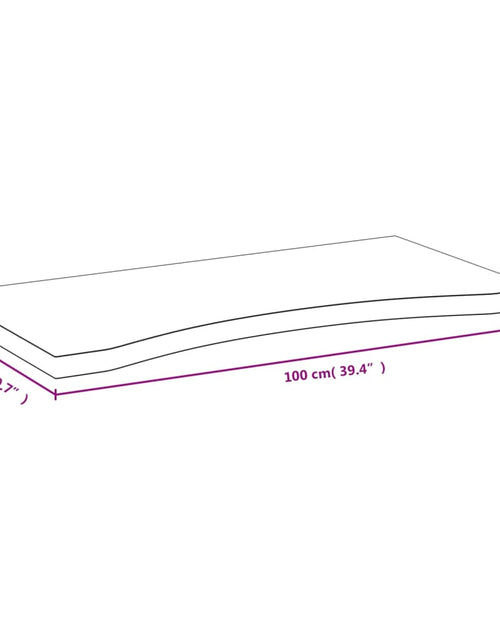 Загрузите изображение в средство просмотра галереи, Blat de birou, 100x50x4 cm, bambus Lando - Lando
