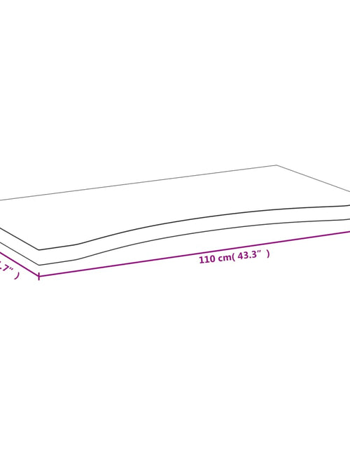 Загрузите изображение в средство просмотра галереи, Blat de birou, 110x55x4 cm, bambus Lando - Lando
