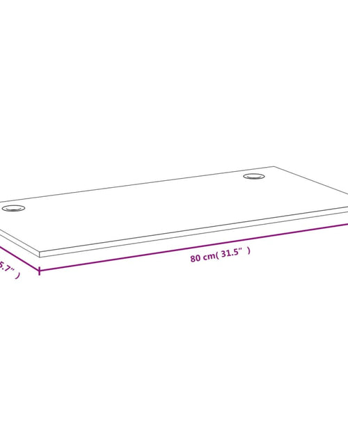 Загрузите изображение в средство просмотра галереи, Blat de birou, 80x40x1,5 cm, bambus Lando - Lando
