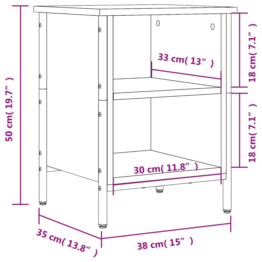 Dulap pentru pantofi, negru, 38x35x50 cm, lemn compozit Lando - Lando