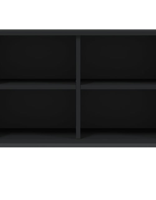 Загрузите изображение в средство просмотра галереи, Pantofar, negru, 69x35x50 cm, lemn compozit Lando - Lando
