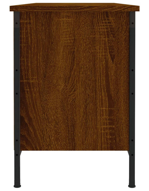 Încărcați imaginea în vizualizatorul Galerie, Pantofar, stejar maro, 100x35x50 cm, lemn prelucrat Lando - Lando
