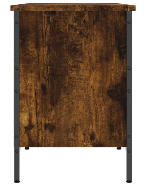 Încărcați imaginea în vizualizatorul Galerie, Pantofar, stejar fumuriu, 131x35x50 cm, lemn compozit - Lando
