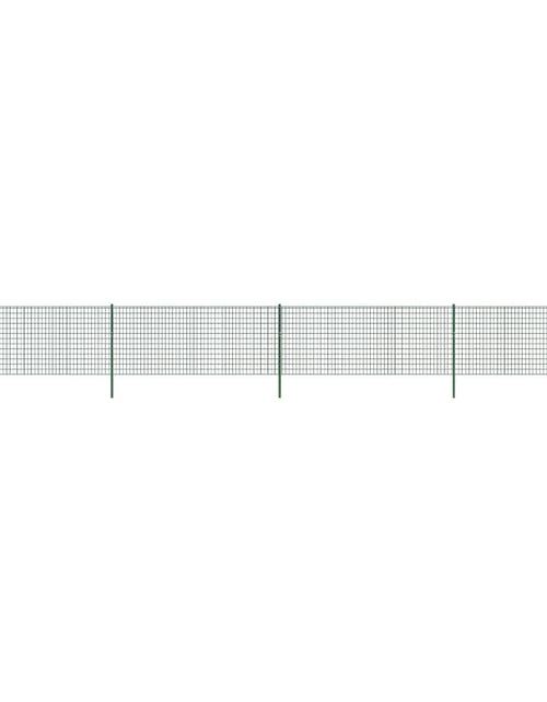 Încărcați imaginea în vizualizatorul Galerie, Gard plasă de sârmă verde 0,8x10 m, oțel galvanizat - Lando
