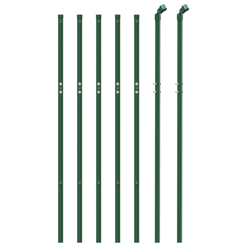 Gard plasă de sârmă verde 0,8x10 m, oțel galvanizat - Lando
