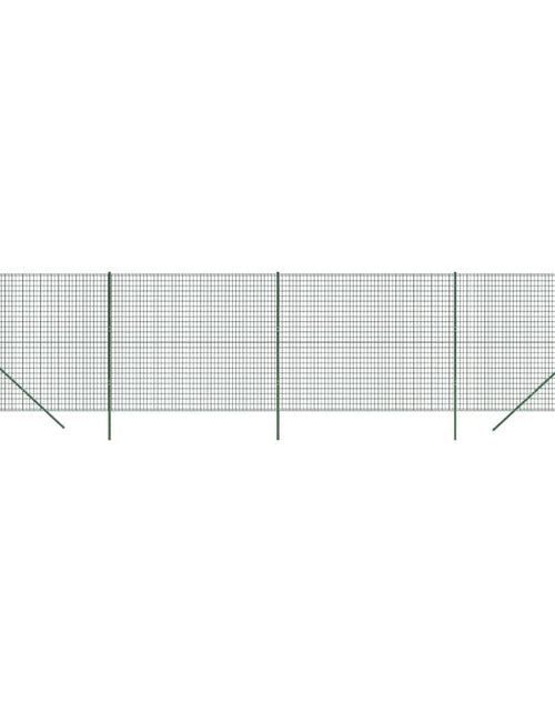 Загрузите изображение в средство просмотра галереи, Gard plasă de sârmă, verde, 1,4x10 m, oțel galvanizat Lando - Lando
