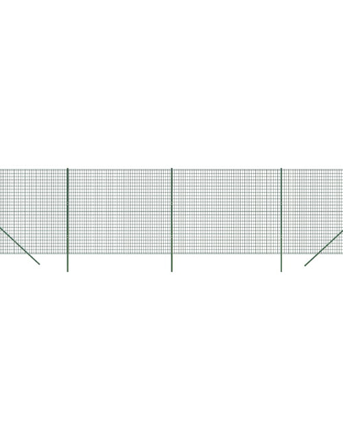 Загрузите изображение в средство просмотра галереи, Gard plasă de sârmă, verde, 2x10 m, oțel galvanizat Lando - Lando
