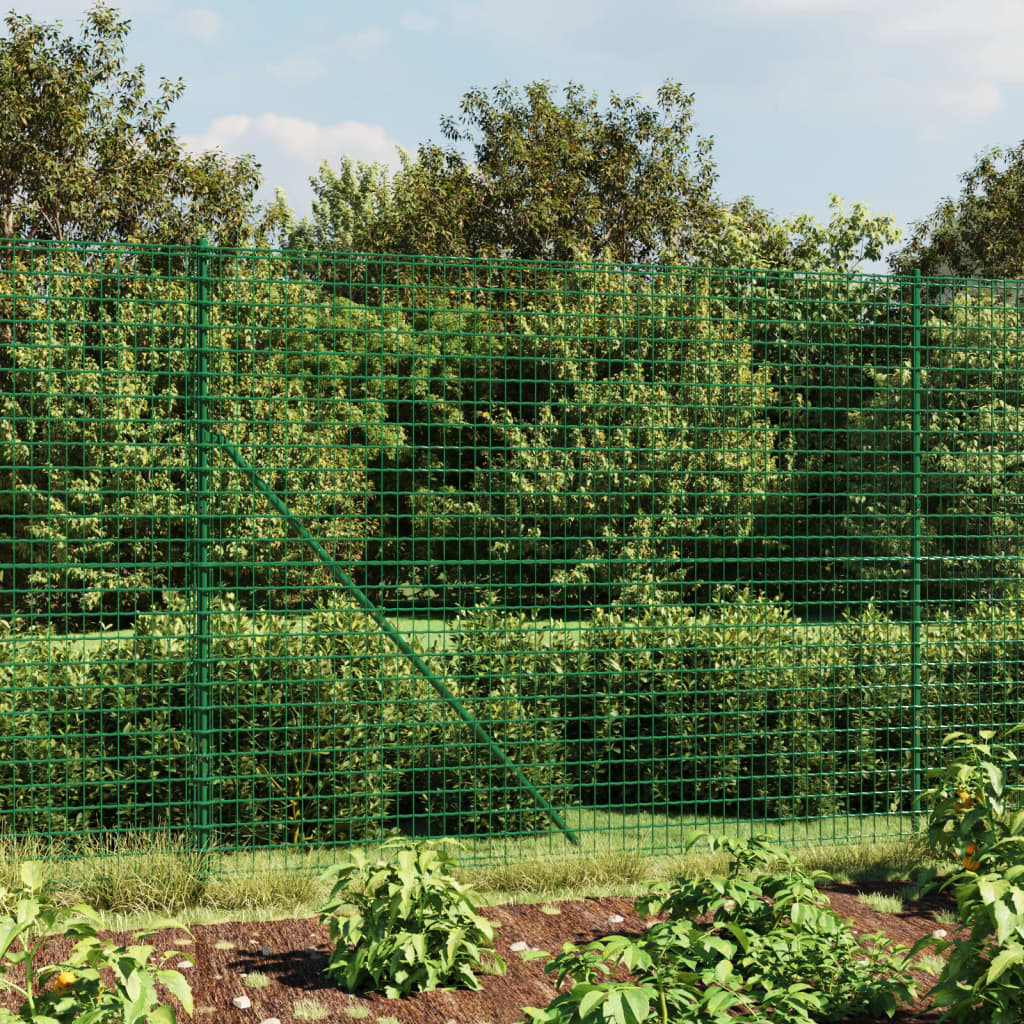 Gard plasă de sârmă, verde, 1,8x25 m, oțel galvanizat Lando - Lando