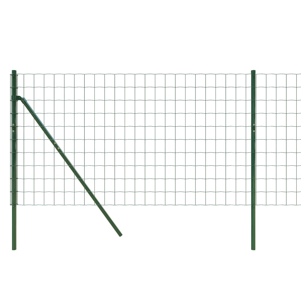 Gard plasă de sârmă verde 0,8x10 m, oțel galvanizat Lando - Lando