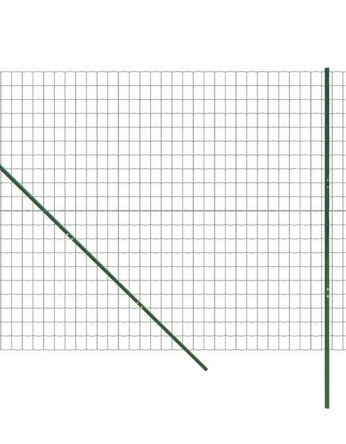Загрузите изображение в средство просмотра галереи, Gard plasă de sârmă, verde, 1,8x10 m, oțel galvanizat Lando - Lando

