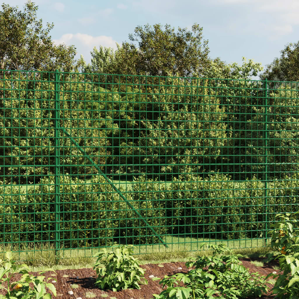 Gard plasă de sârmă, verde, 1,8x10 m, oțel galvanizat Lando - Lando