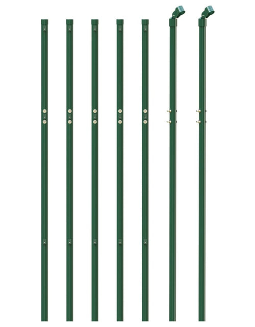 Загрузите изображение в средство просмотра галереи, Gard plasă de sârmă verde 0,8x10 m, oțel galvanizat Lando - Lando
