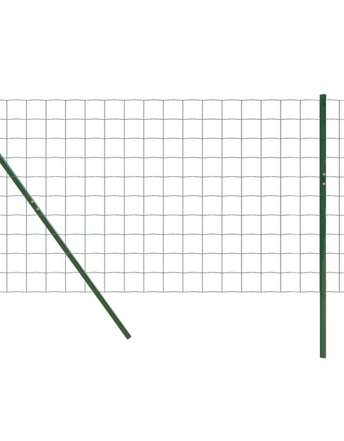 Încărcați imaginea în vizualizatorul Galerie, Gard plasă de sârmă verde 0,8x10 m, oțel galvanizat Lando - Lando

