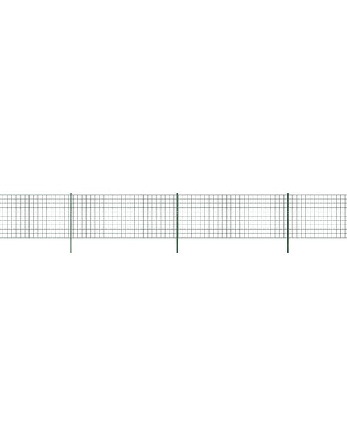 Încărcați imaginea în vizualizatorul Galerie, Gard plasă de sârmă, verde, 1x10 m, oțel galvanizat Lando - Lando
