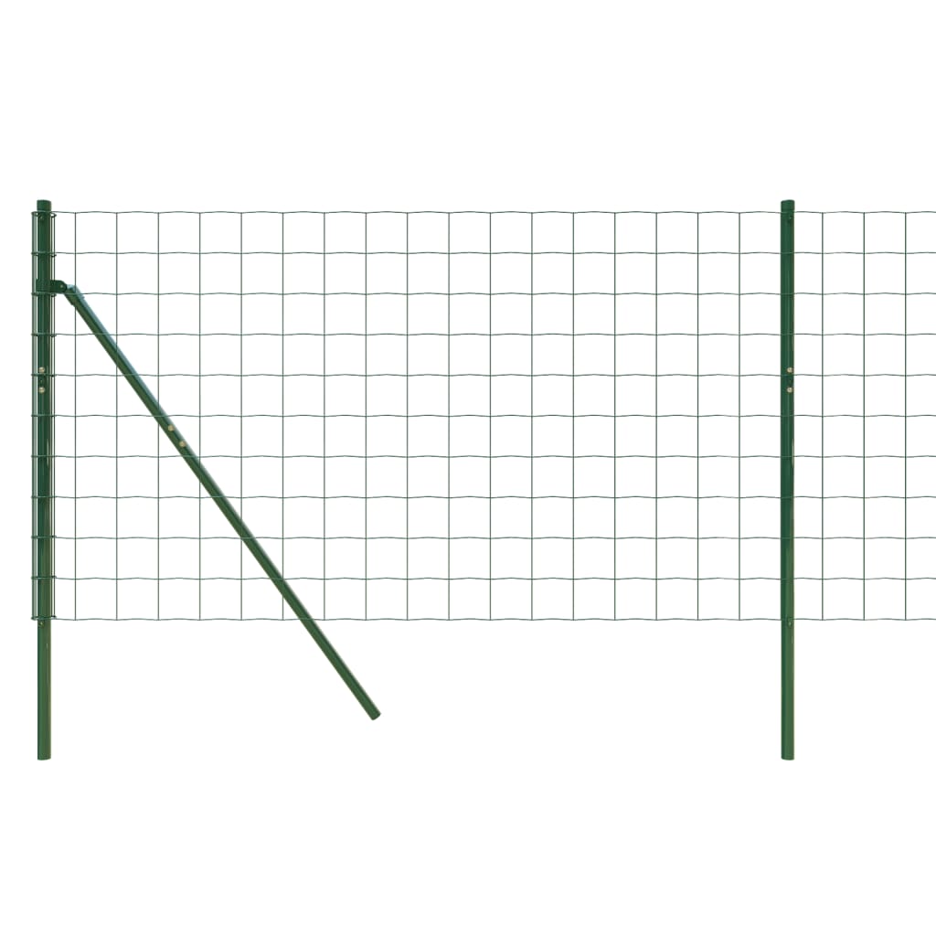 Gard plasă de sârmă, verde, 1x10 m, oțel galvanizat Lando - Lando