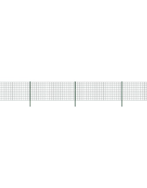 Încărcați imaginea în vizualizatorul Galerie, Gard plasă de sârmă, verde, 1,1x10 m, oțel galvanizat Lando - Lando
