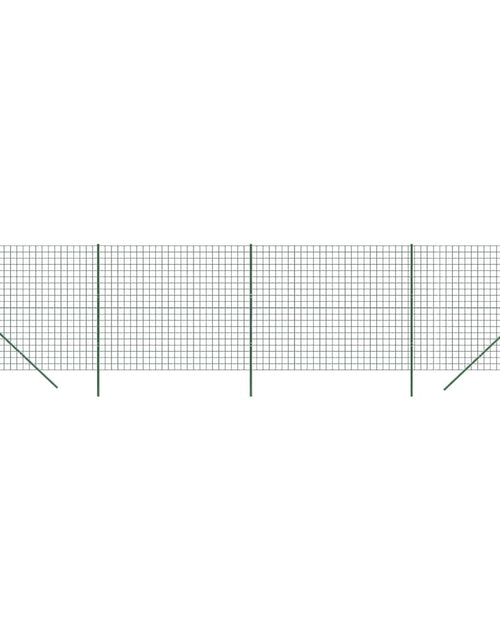 Încărcați imaginea în vizualizatorul Galerie, Gard plasă de sârmă, verde, 2,2x10 m, oțel galvanizat Lando - Lando
