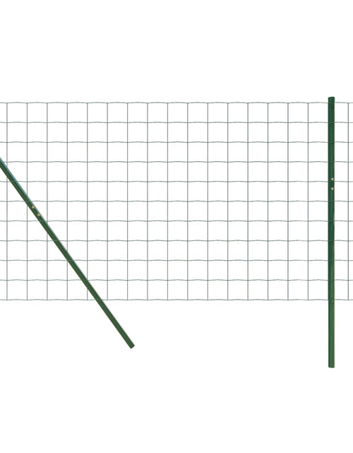 Încărcați imaginea în vizualizatorul Galerie, Gard plasă de sârmă, verde, 1x25 m, oțel galvanizat Lando - Lando

