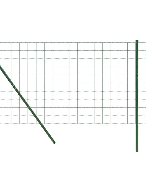 Загрузите изображение в средство просмотра галереи, Gard plasă de sârmă, verde, 1x25 m, oțel galvanizat Lando - Lando
