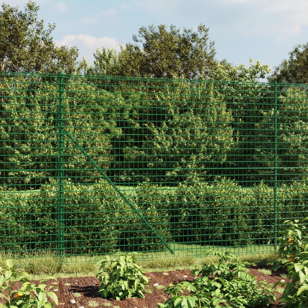 Gard plasă de sârmă cu țăruși de fixare, verde, 2x25 m Lando - Lando