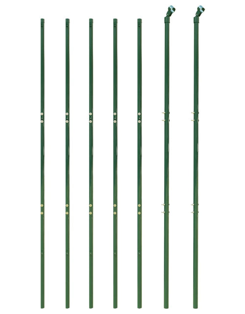 Загрузите изображение в средство просмотра галереи, Gard plasă de sârmă cu țăruși de fixare, verde, 1,6x10 m Lando - Lando
