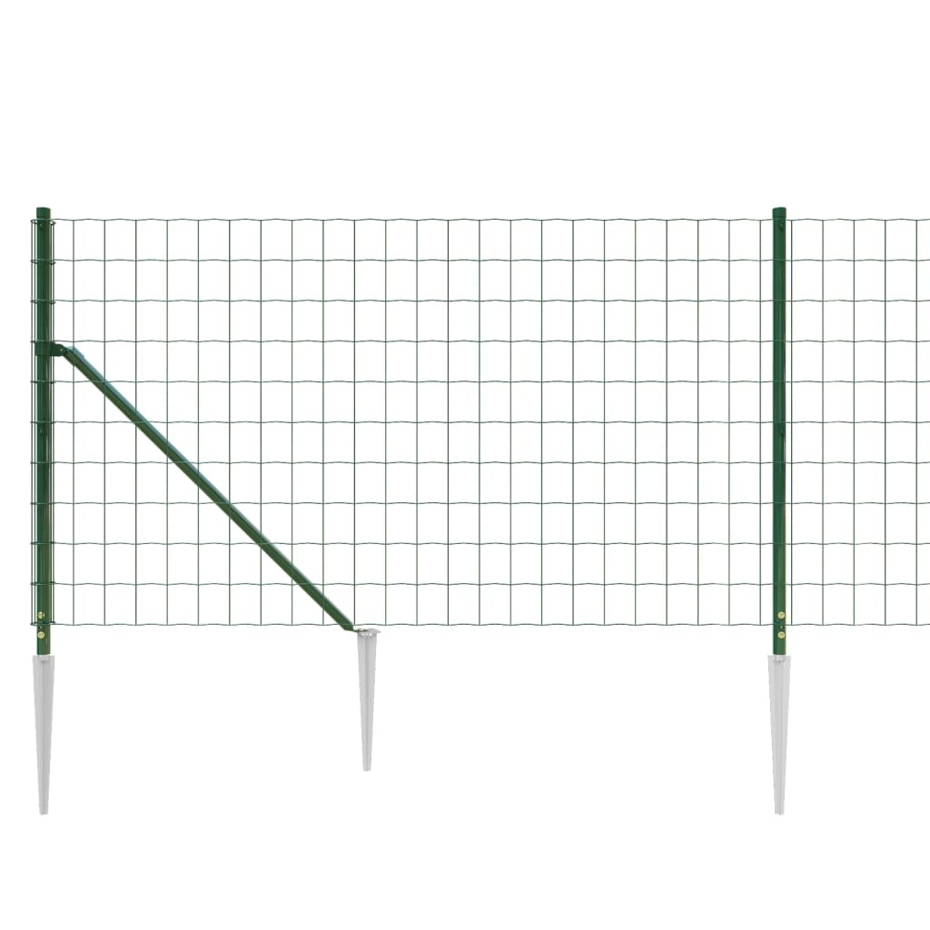 Gard plasă de sârmă cu țăruși de fixare, verde, 1x25 m Lando - Lando