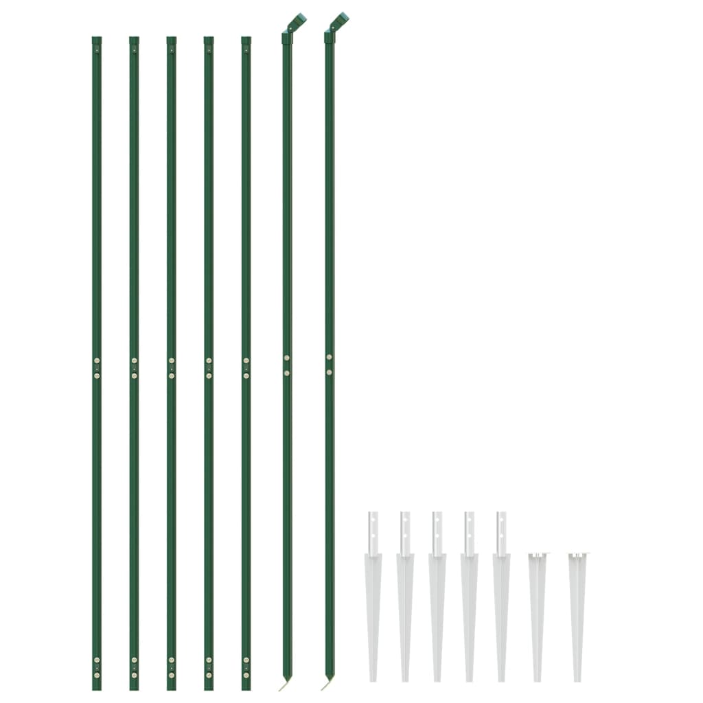 Gard plasă de sârmă cu țăruși de fixare, verde, 2x10 m Lando - Lando