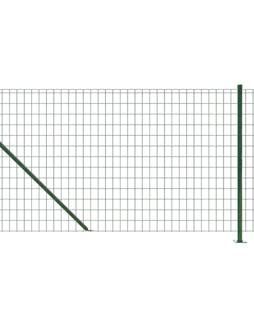 Încărcați imaginea în vizualizatorul Galerie, Gard plasă de sârmă cu bordură, verde, 1x10 m Lando - Lando
