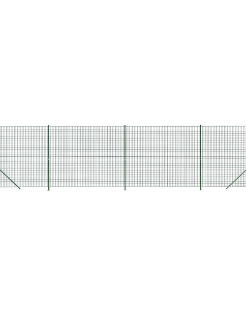 Загрузите изображение в средство просмотра галереи, Gard plasă de sârmă cu bordură, verde, 1,4x10 m Lando - Lando
