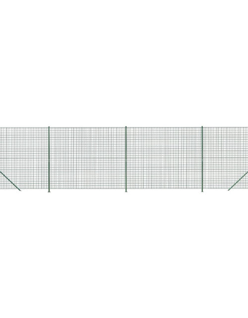 Загрузите изображение в средство просмотра галереи, Gard plasă de sârmă cu bordură, verde, 2x10 m Lando - Lando
