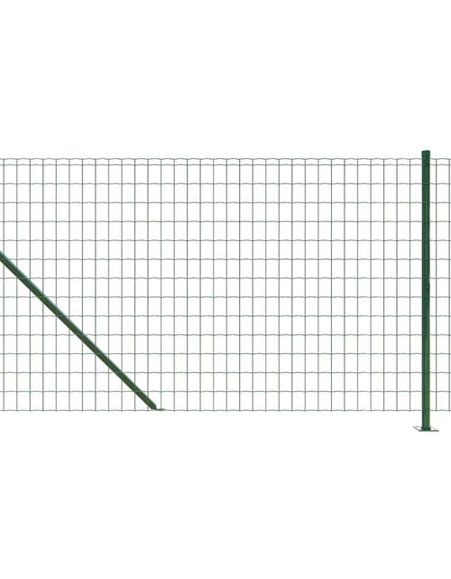 Загрузите изображение в средство просмотра галереи, Gard plasă de sârmă cu bordură, verde, 1,1x25 m Lando - Lando
