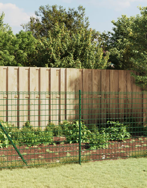 Загрузите изображение в средство просмотра галереи, Gard plasă de sârmă cu bordură, verde, 1,1x25 m Lando - Lando
