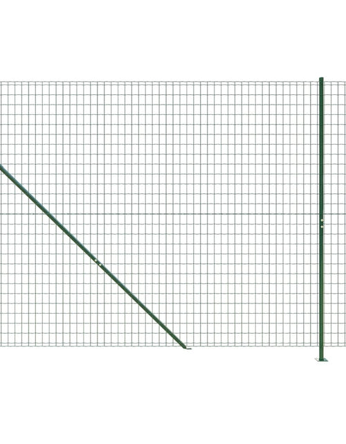 Загрузите изображение в средство просмотра галереи, Gard plasă de sârmă cu bordură, verde, 2x25 m Lando - Lando
