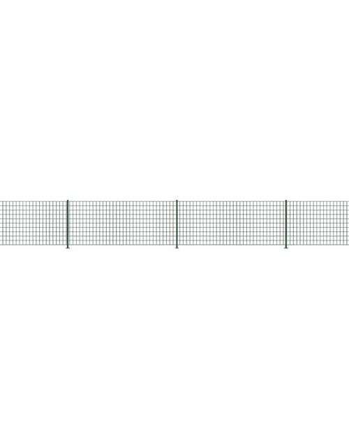 Încărcați imaginea în vizualizatorul Galerie, Gard plasă de sârmă cu bordură, verde, 1,1x10 m Lando - Lando
