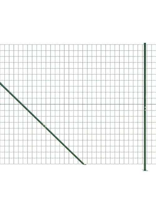 Încărcați imaginea în vizualizatorul Galerie, Gard plasă de sârmă cu bordură, verde, 1,6x10 m Lando - Lando
