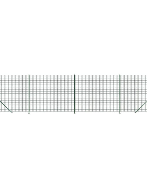 Загрузите изображение в средство просмотра галереи, Gard plasă de sârmă cu bordură, verde, 1,8x10 m Lando - Lando

