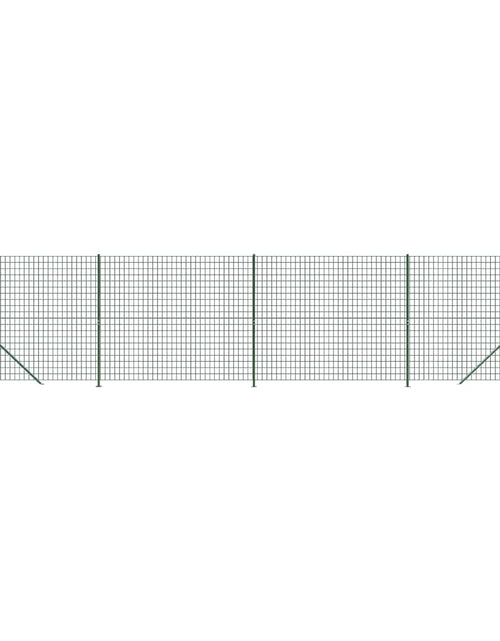 Загрузите изображение в средство просмотра галереи, Gard plasă de sârmă cu bordură, verde, 2,2x10 m Lando - Lando
