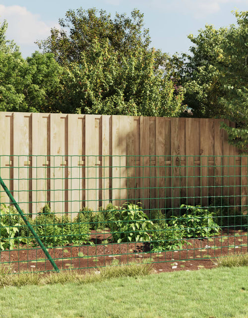 Загрузите изображение в средство просмотра галереи, Gard plasă de sârmă cu bordură, verde, 1,1x25 m Lando - Lando
