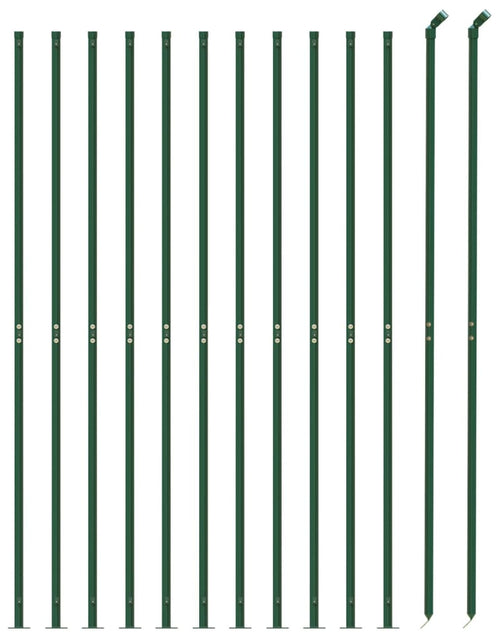 Загрузите изображение в средство просмотра галереи, Gard plasă de sârmă cu bordură, verde, 2x25 m Lando - Lando
