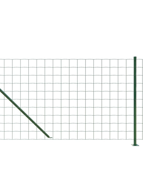 Загрузите изображение в средство просмотра галереи, Gard plasă de sârmă cu bordură, verde, 1,1x10 m Lando - Lando
