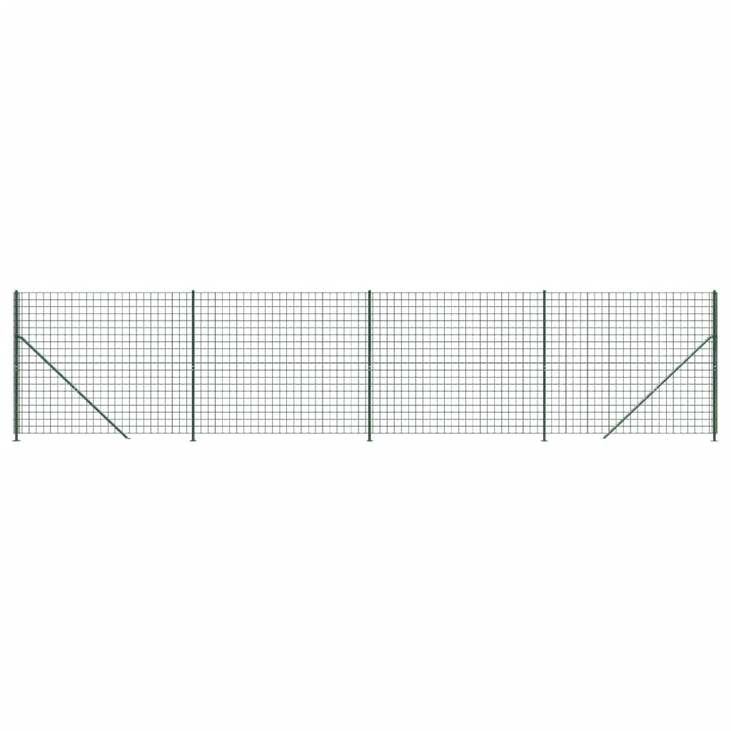 Gard plasă de sârmă cu bordură, verde, 1,4x10 m Lando - Lando