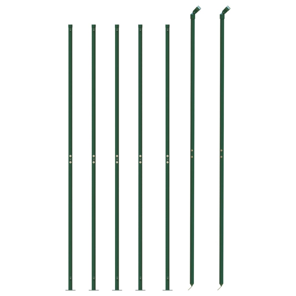 Gard plasă de sârmă cu bordură, verde, 1,6x10 m Lando - Lando