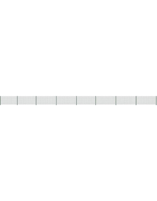 Загрузите изображение в средство просмотра галереи, Gard plasă de sârmă cu bordură, verde, 1x25 m Lando - Lando
