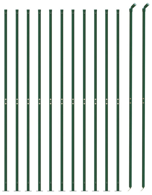 Загрузите изображение в средство просмотра галереи, Gard plasă de sârmă cu bordură, verde, 2,2x25 m Lando - Lando

